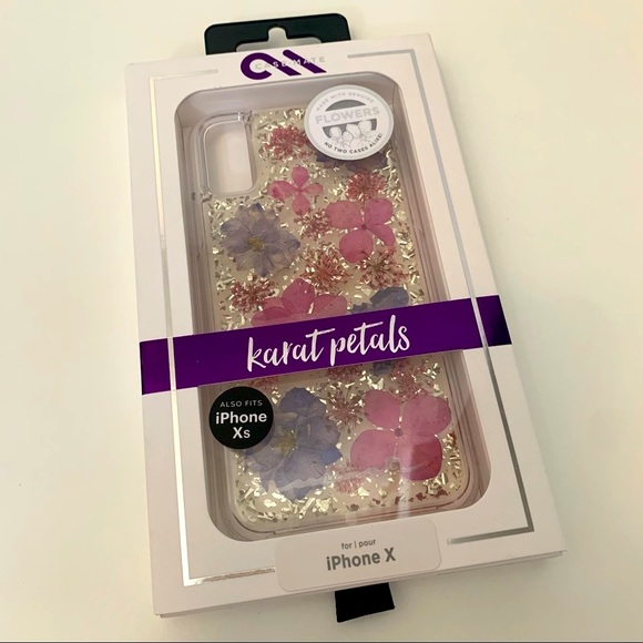 Case Mate Karat Petals IPhone X/Xs Case NWT - Picture 1 of 8